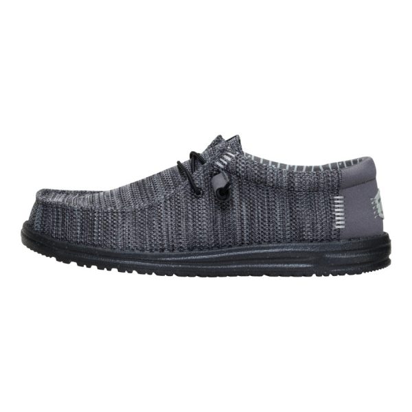 Wally Stretch Sox - Granite Grey/Black