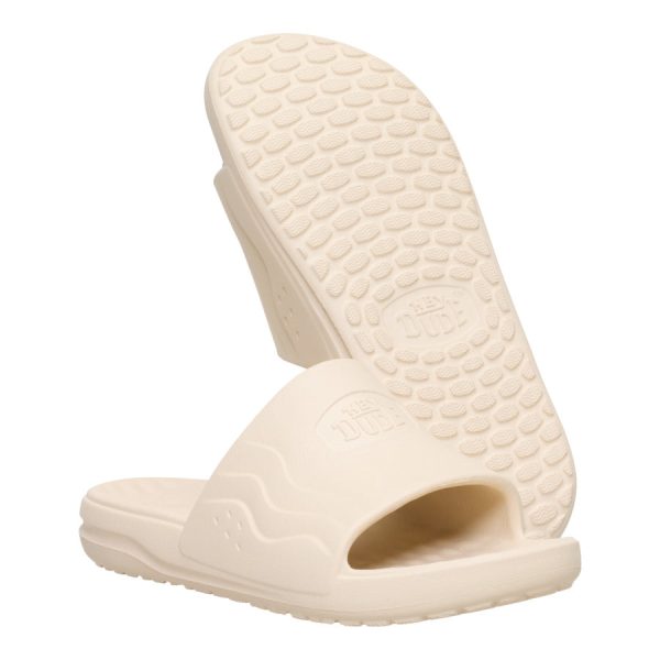 Wave Slide - Off White/Bone