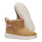 Camden Bow Boot Youth Cozy - Chestnut