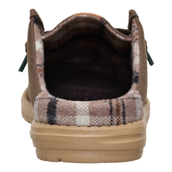 Wally Slip Cozy Plaid - Major Brown/Multi