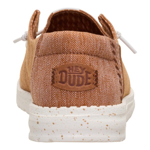 Wendy Break Brushed Linen - Chestnut