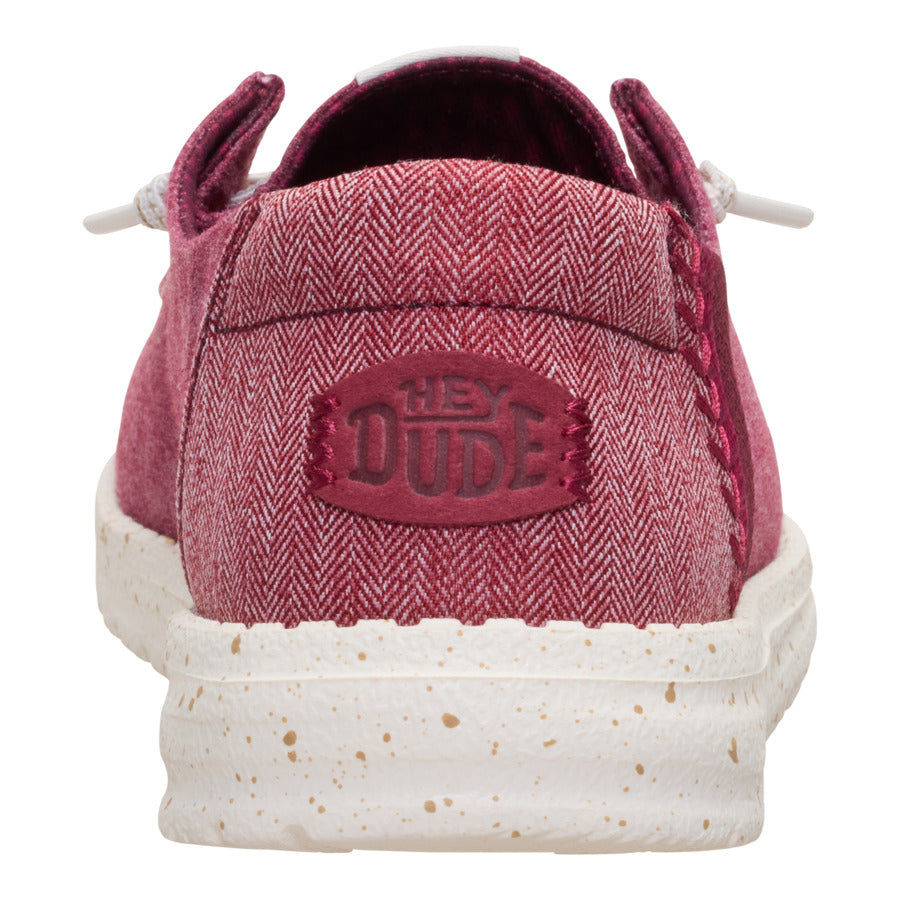 Wendy Break Brushed Linen - Burgundy - Image 5