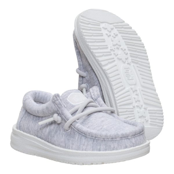 Wally Toddler Stretch Jersey - Light Grey